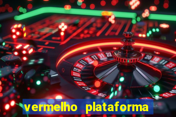 vermelho plataforma de jogos